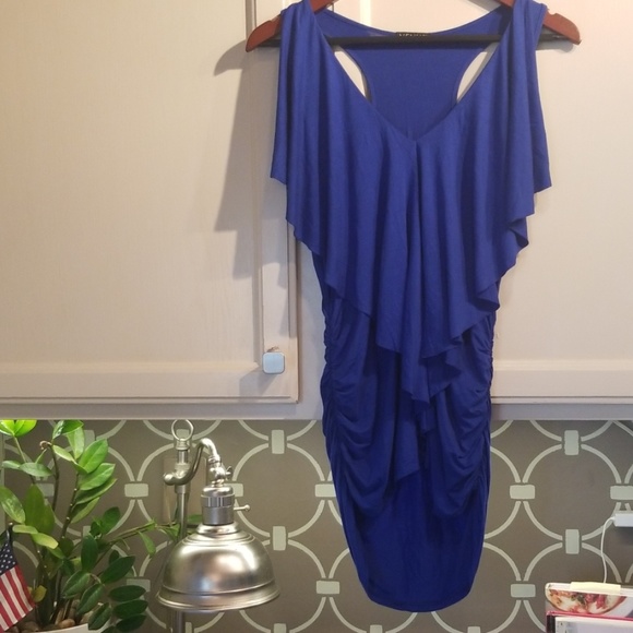 🍋Blue sleeveless tunic razorback. Worn 1x🌟 - Picture 3 of 4